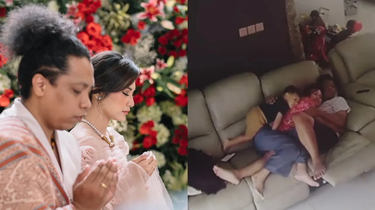 Mesra Pelukan di Sofa, Ini Cara Arie Kriting dan Indah Permatasari Rayakan Anniversary Pernikahan