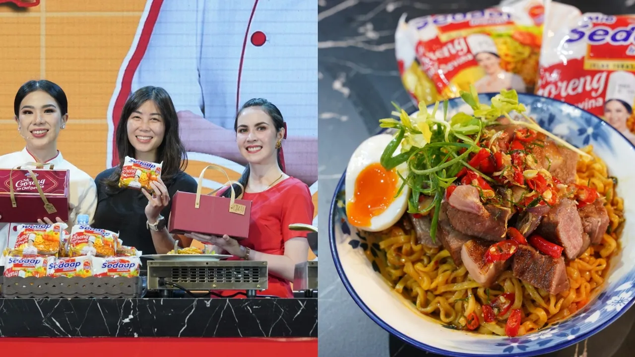 Mie Sedaap Gelar Fun Cooking bareng Chef Devina dan Arumi Bachsin, Kreasi Menu Bintang Lima Wajib Dicoba di Rumah