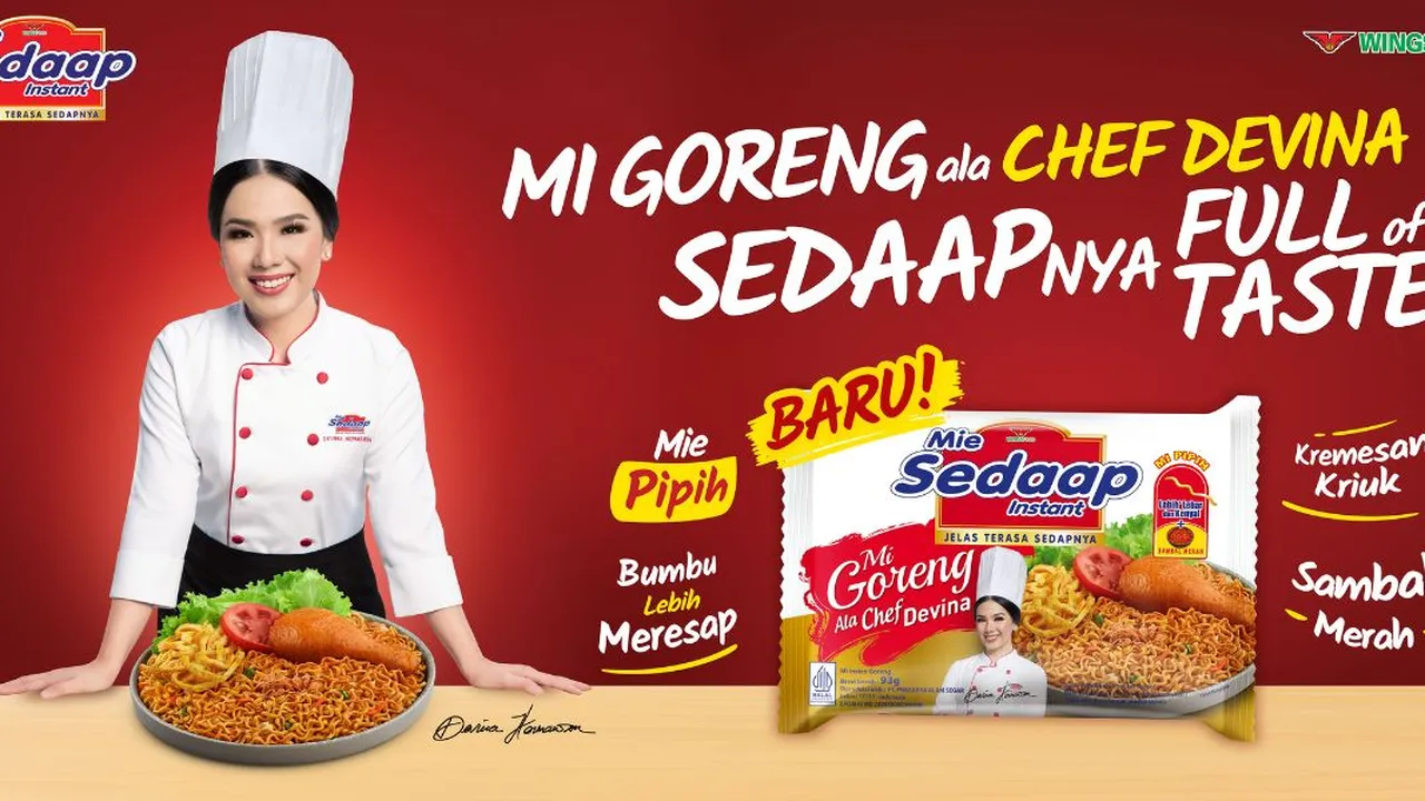 Mie Sedaap Varian Baru ala Chef Devina! Sedaapnya Full of Taste, Bikin Semua Orang Mau Coba