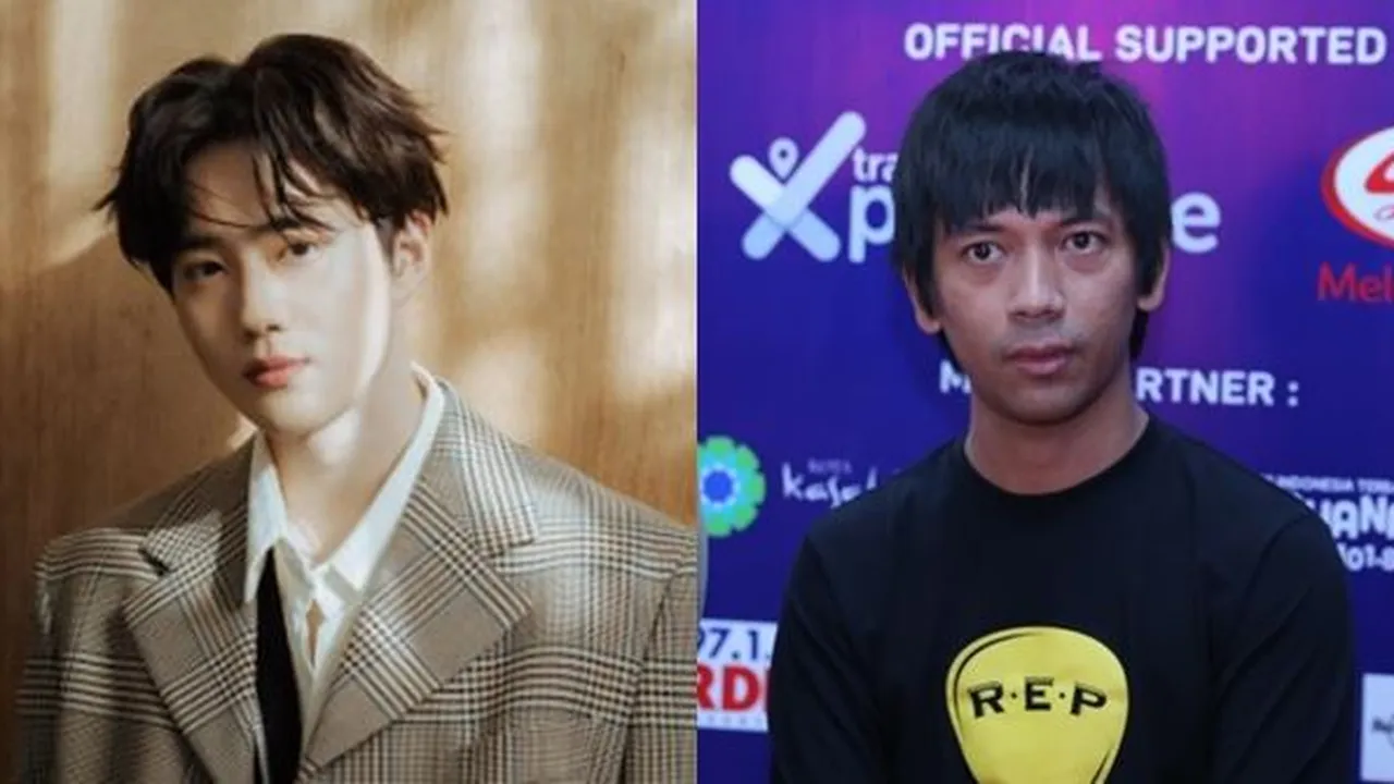 Pajang Foto Dirinya dan Suho, Rian D'Masiv Ternyata Tahu EXO dari Putrinya