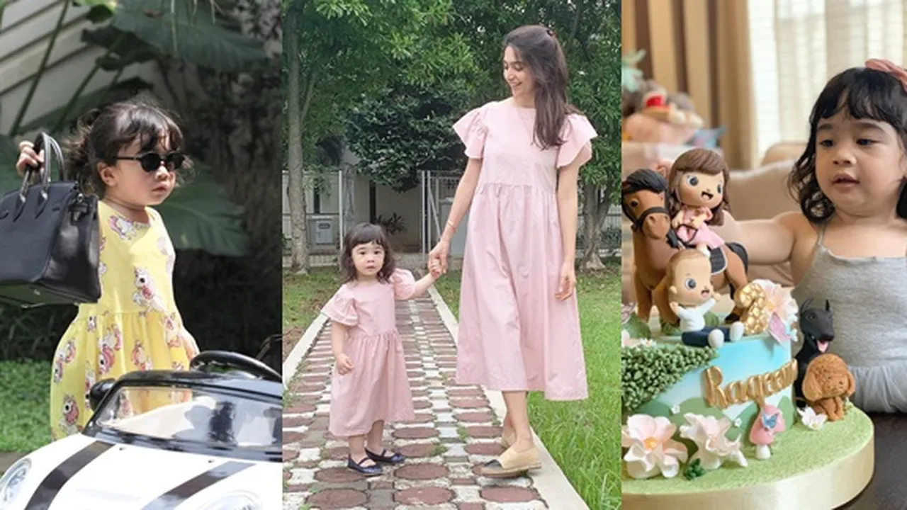 9 Potret Raqeema Anak Nabila Syakieb, Menggemaskan - Makin Mirip Sang Ibu