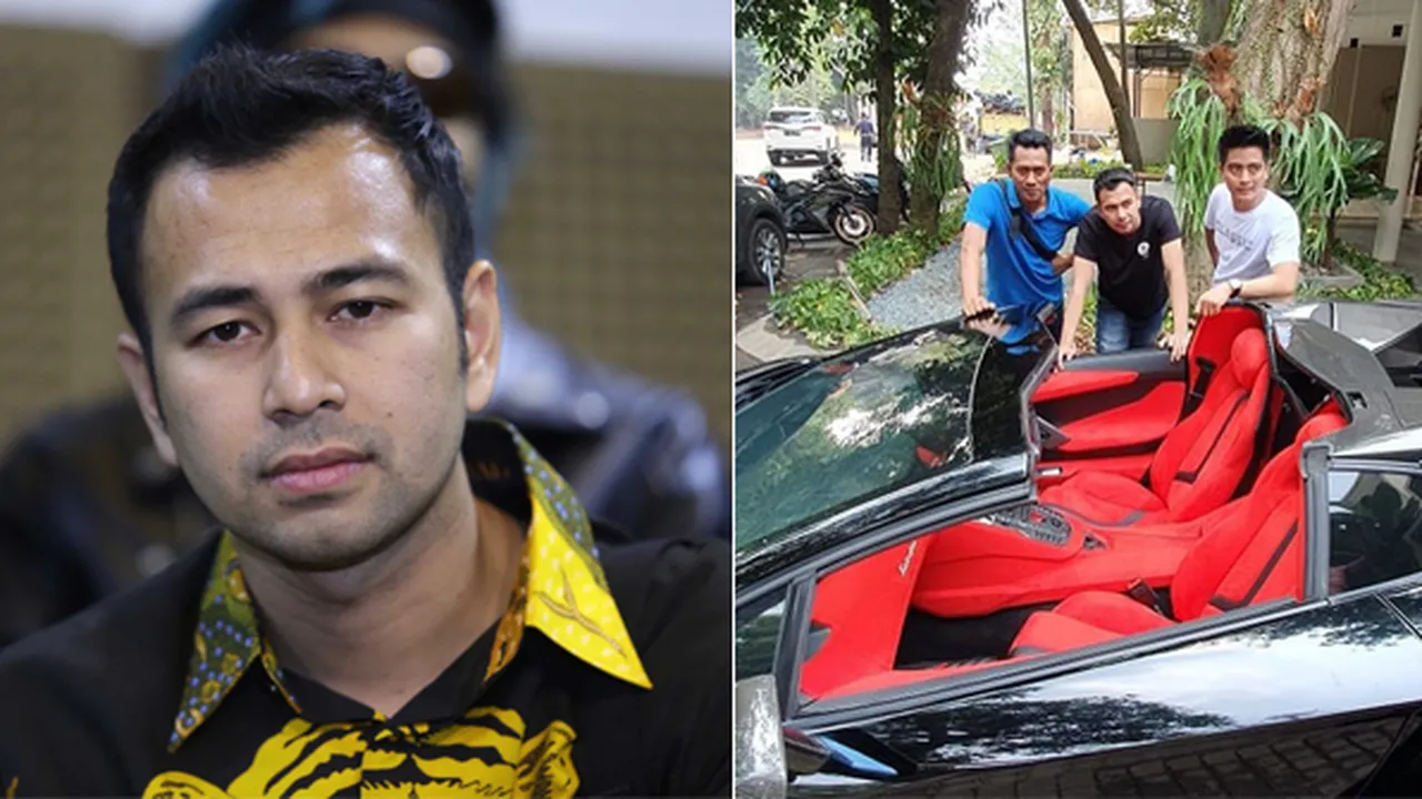 Mobil Lamborghini 'Batman' Diduga Milik Raffi Ahmad Terbakar di Sentul