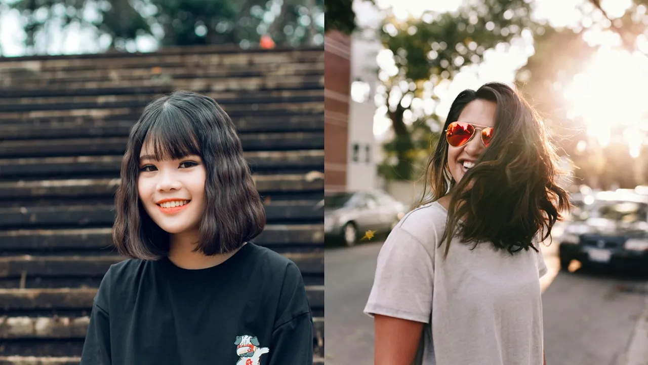 Model Rambut Sebahu untuk Wajah Bulat yang Bikin Tampil Percaya Diri