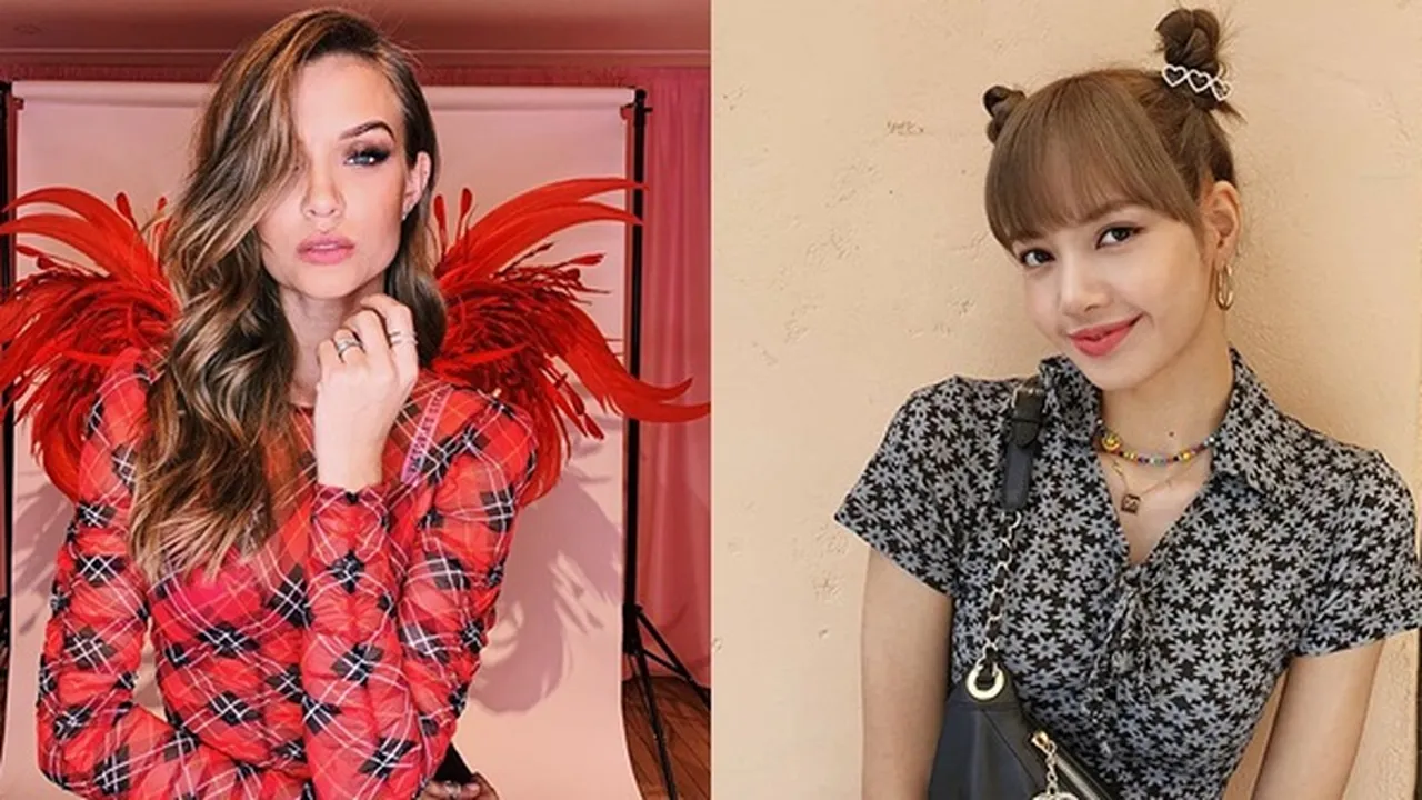 Model Victoria's Secret Ini Fangirling Ketemu Lisa BLACKPINK di Coachella