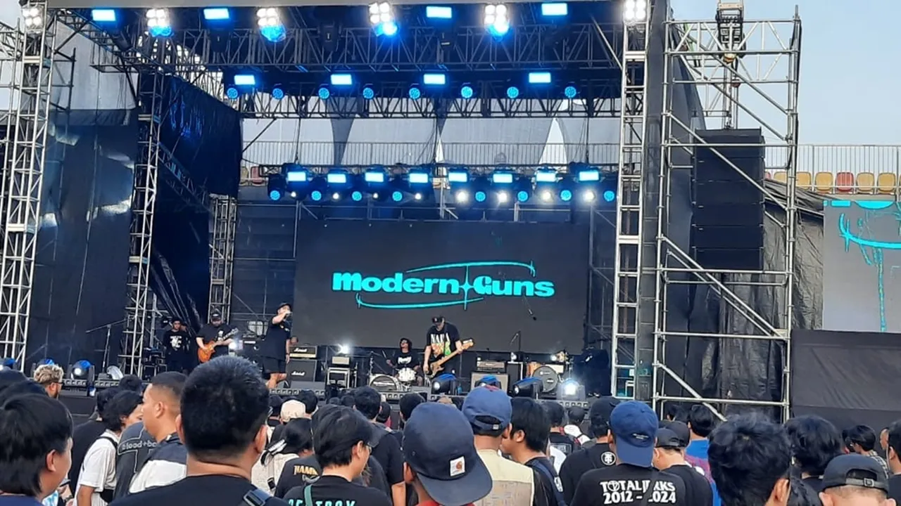 Modern Guns Guncang Hammersonic 2024 Hari Pertama, Band Hardcore Asal Depok yang Curi Perhatian