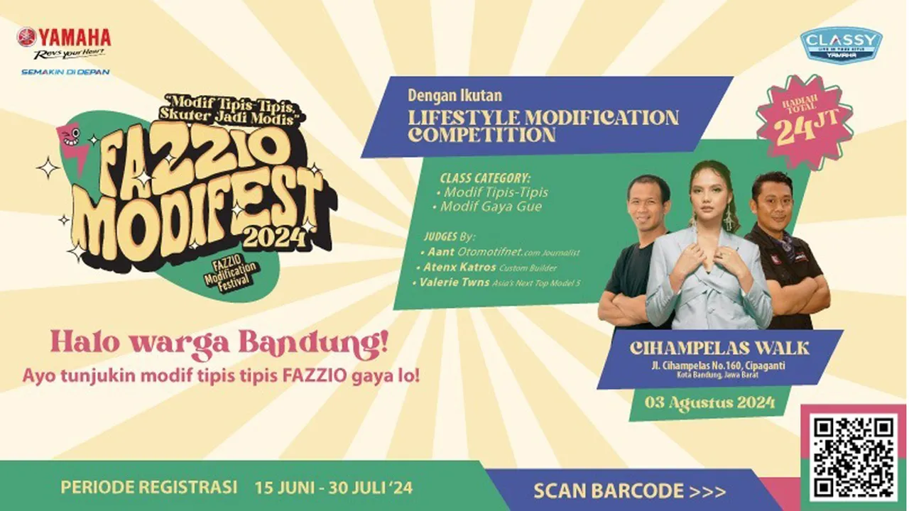Modif Tipis-Tipis Yamaha Fazzio, Menangin Hadiah Puluhan Juta Rupiah!