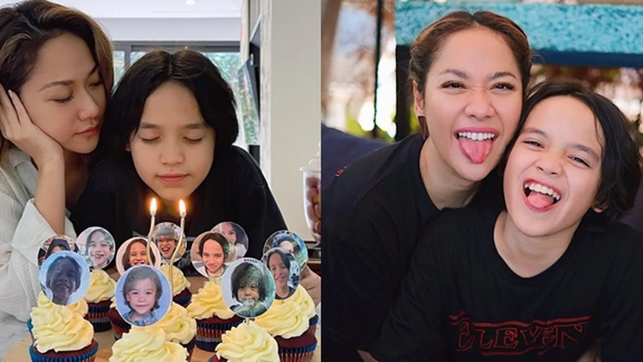 7 Potret Kekompakan Bunga Citra Lestari dan Noah Sinclair, Mom Son Goals Banget - Ciptakan Momen Bahagia Walau Berdua