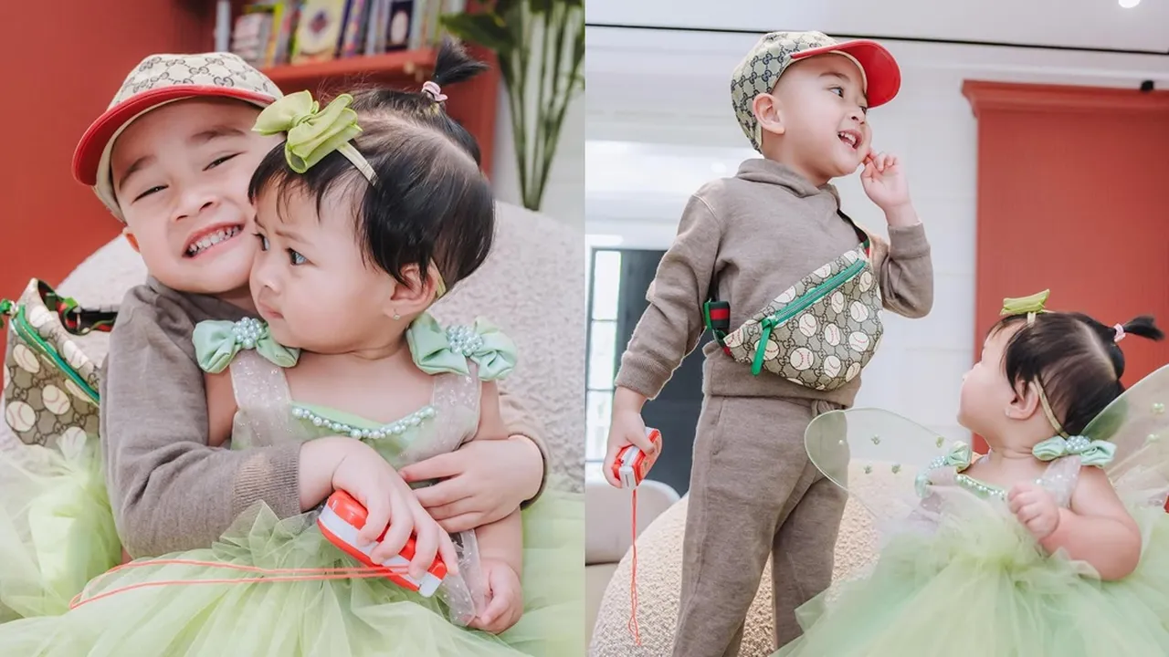Momen Gemas Rayyanza dan Lily saat Bermain Bersama, Keduanya Terlihat Akrab
