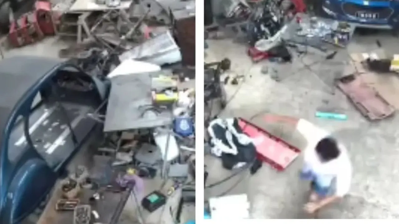 Momen Gempa 7,3 SR di Vanuatu Terekam CCTV, Mobil di Garasi Sampai Berguncang Keras