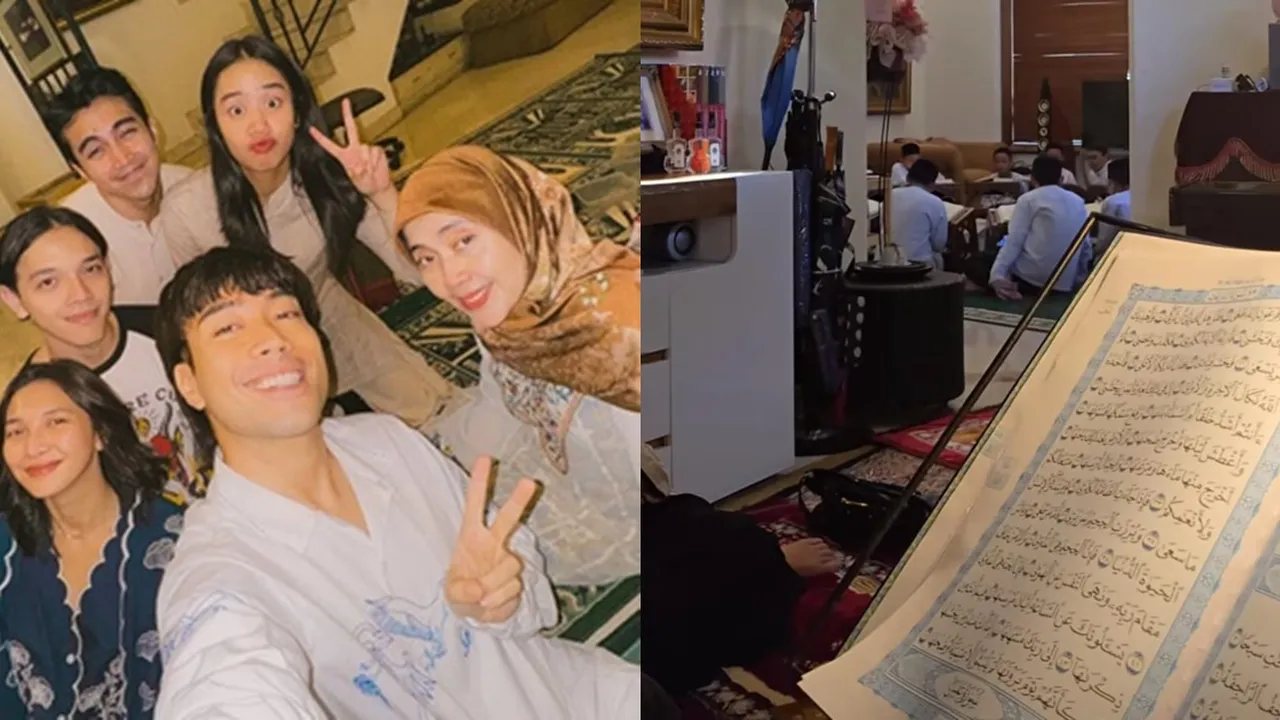 Momen Hangat Vidi Aldiano Lakukan Tarawih Hari Pertama Bareng Keluarga