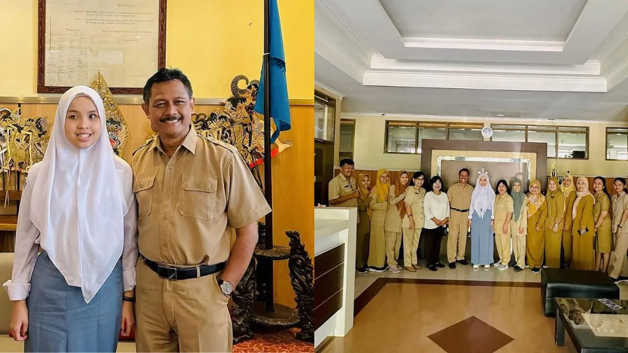 Momen Kelulusan Putri Ariani dari SMM Yogyakarta, Para Guru Ucapkan Selamat