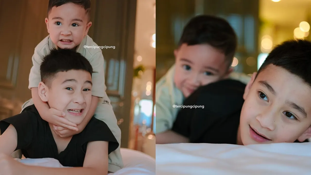 Momen Keseruan Rafathar dan Rayyanza Main Bareng, Kakak Adik Akur