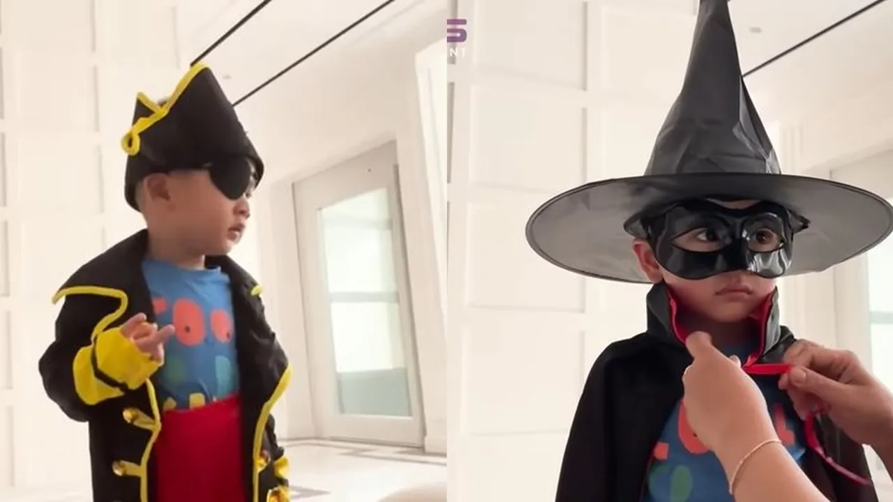 Momen Lucu Cipung Unboxing Kostum Halloween 2024, yang Bikin Gemas Penggemarnya