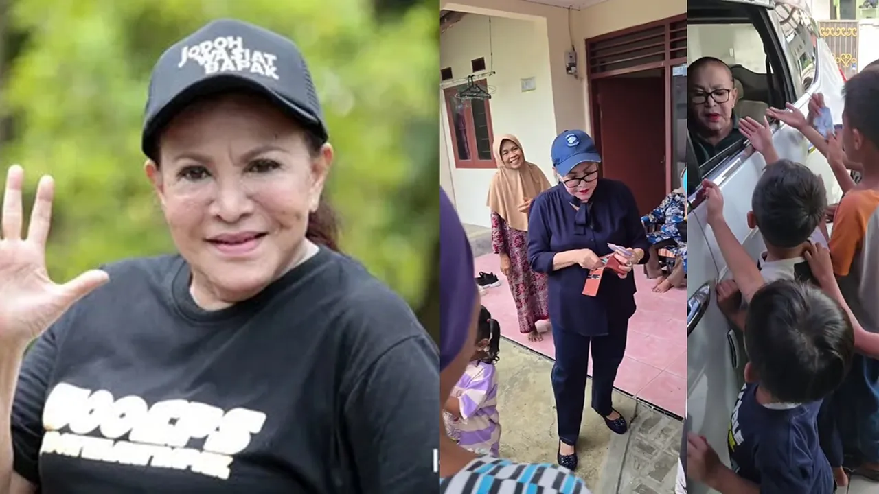 Momen Mpok Atiek Pulang Kampung, Bagi-Bagi Uang ke Tetangga - Disambut Hangat dan Tertib Momen Mpok Atiek Pulang Kampung, Bagi-Bagi Uang ke Tetangga - Disambut Hangat dan Tertib