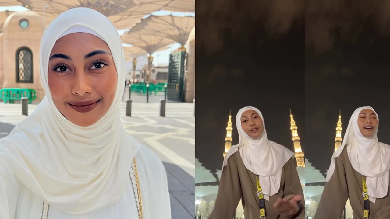 Momen Novia Bachmid Nyanyi di Masjid Nabawi, Tuai Pro Konta Momen Novia Bachmid Nyanyi di Masjid Nabawi, Tuai Pro Konta