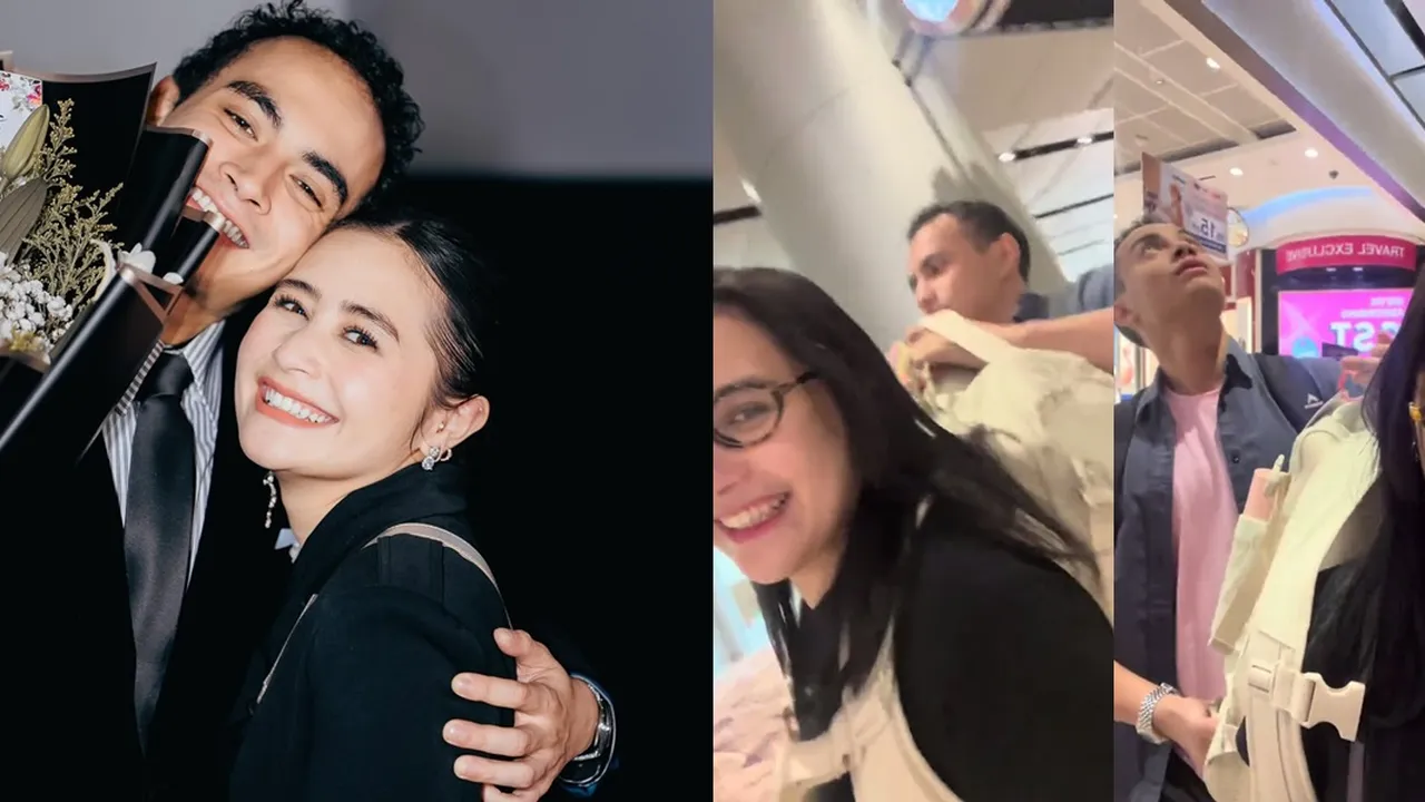 Momen Omara Esteghlal Paksa Bawakan Ransel yang Dipakai Prilly Latuconsina: Enak Kalo Dapetnya Green Flag