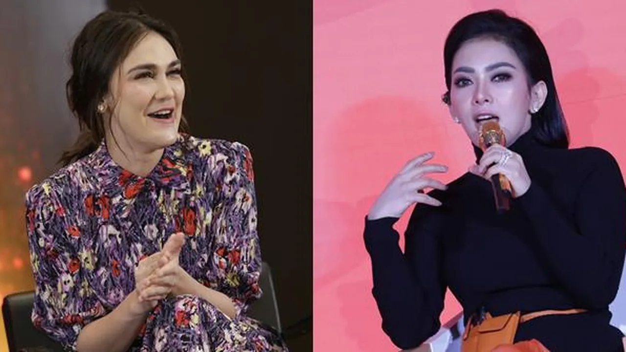 Momen Pertemuan Pertama Syahrini dengan Luna Maya Setelah Dinikahi Reino Barack
