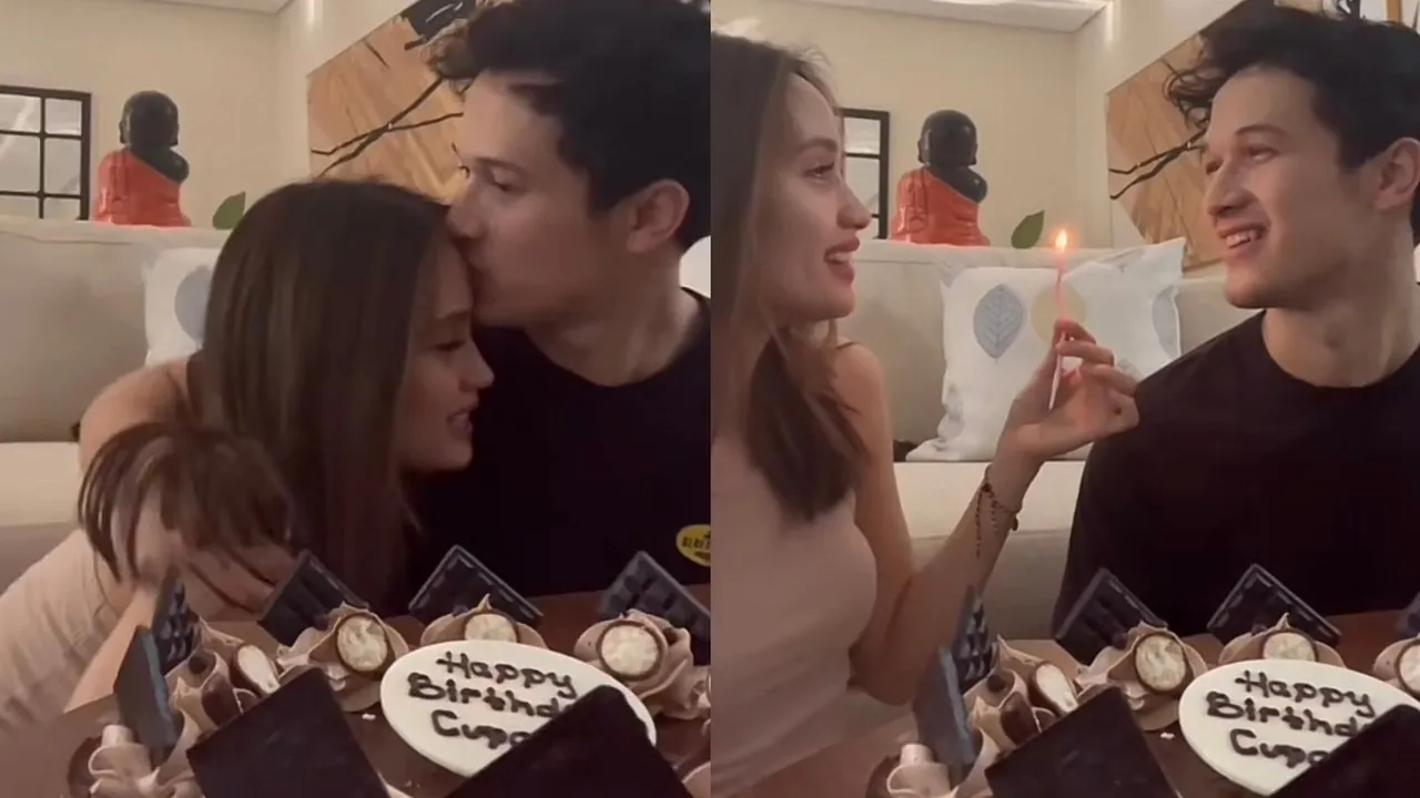 Momen Sederhana nan Romantis Perayaan Ulang Tahun Arya Vasco Pacar Cinta Laura