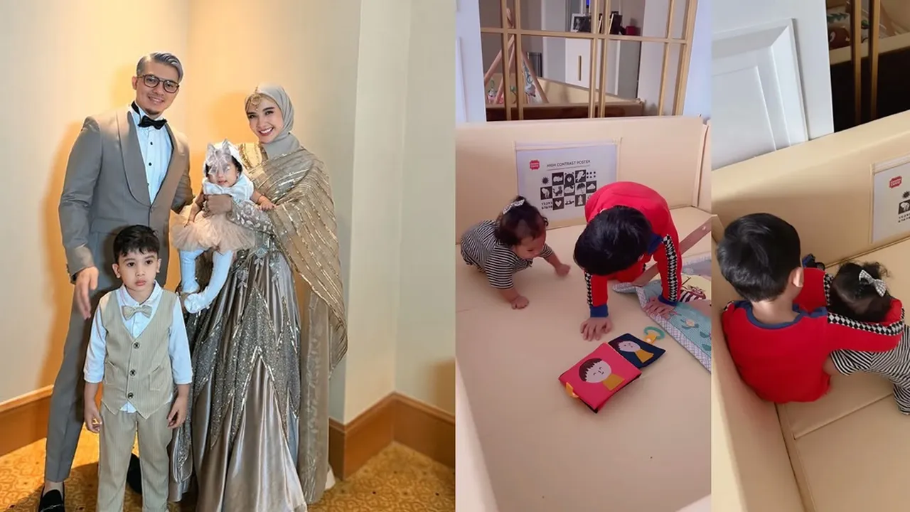 Momen Ukkasya Anak Zaskia Sungkar Main Bareng Baby Humaira, Bikin Gemas - Terlihat Sayang