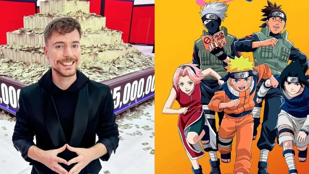 MrBeast Tawarkan Diri Untuk Danai Remake Anime NARUTO, Nggak Mau Kalah dari ONE PIECE