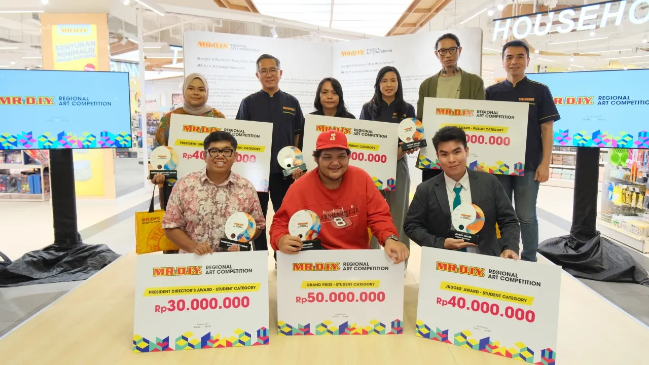MR.D.I.Y. Regional Art Competition 2026 Digelar di Indonesia, Dua Seniman Tanah Air Raih Grand Prize