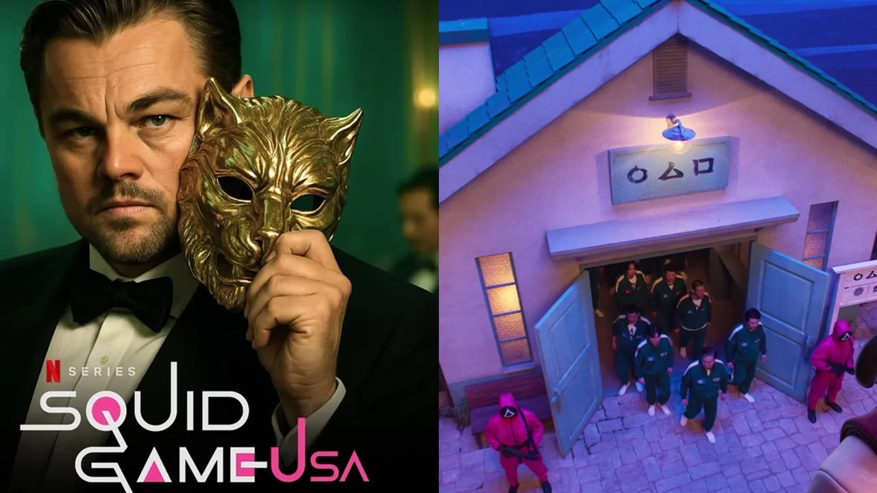 Muncul Poster Leonardo DiCaprio Jadi Cover SQUID GAME USA, Bikin Heboh Netizen
