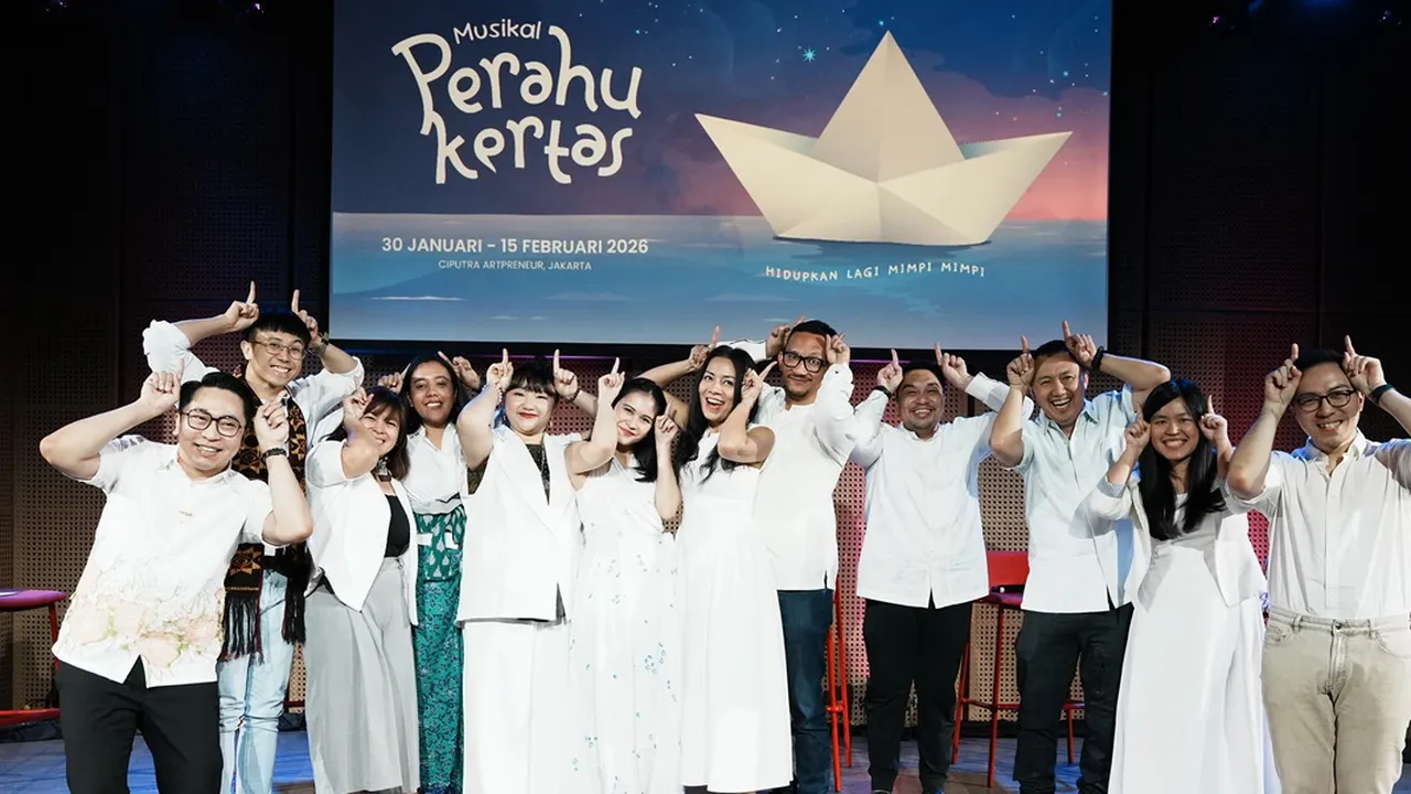 Musikal Perahu Kertas Siap Mengarungi Panggung Awal 2026
