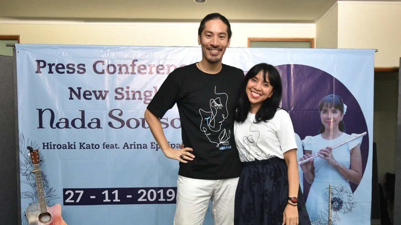 Nada Sousou Jadi Single Kolaborasi Perdana Hiroaki Kato dan Arina Mocca Pasca Menikah