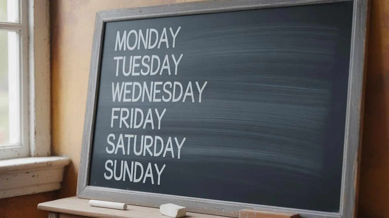 Nama Nama Hari dalam Bahasa Inggris: Panduan Lengkap dari Monday hingga Sunday