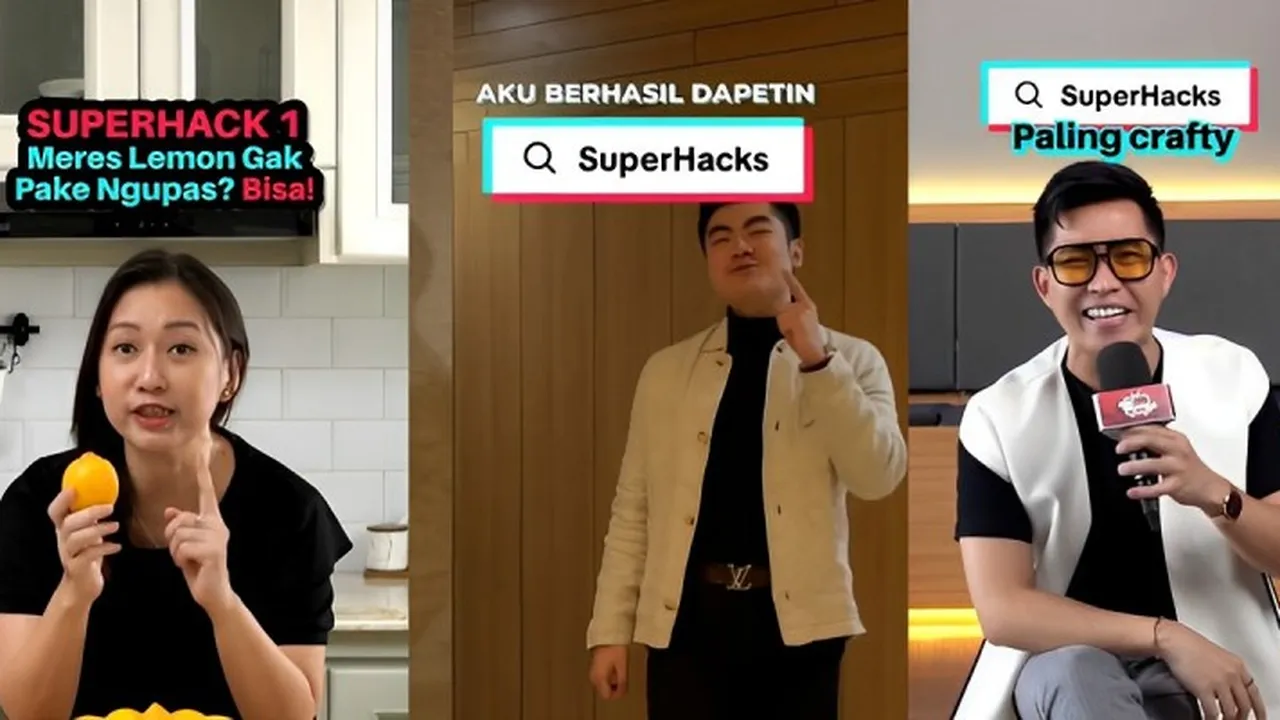 Nggak Cuma Hiburan, Banyak #SuperHacks Informatif yang Bisa Dieksplor di TikTok Lho