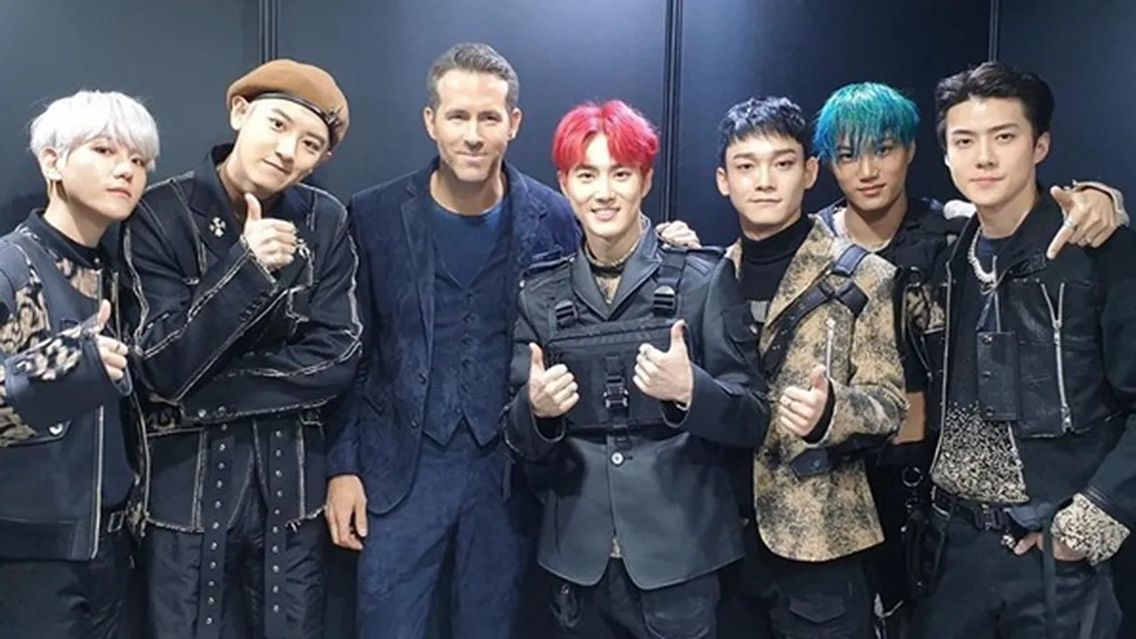 Nggak Mau Kalah Halu, Ryan Reynolds Sudah Siap Ikut Konser EXO