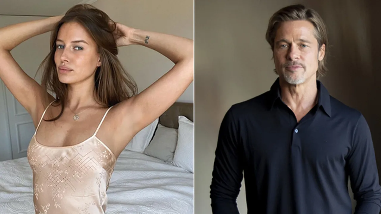 Nicole Poturalski Pacar Baru Brad Pitt Ternyata Sudah Menikah dan Punya Anak