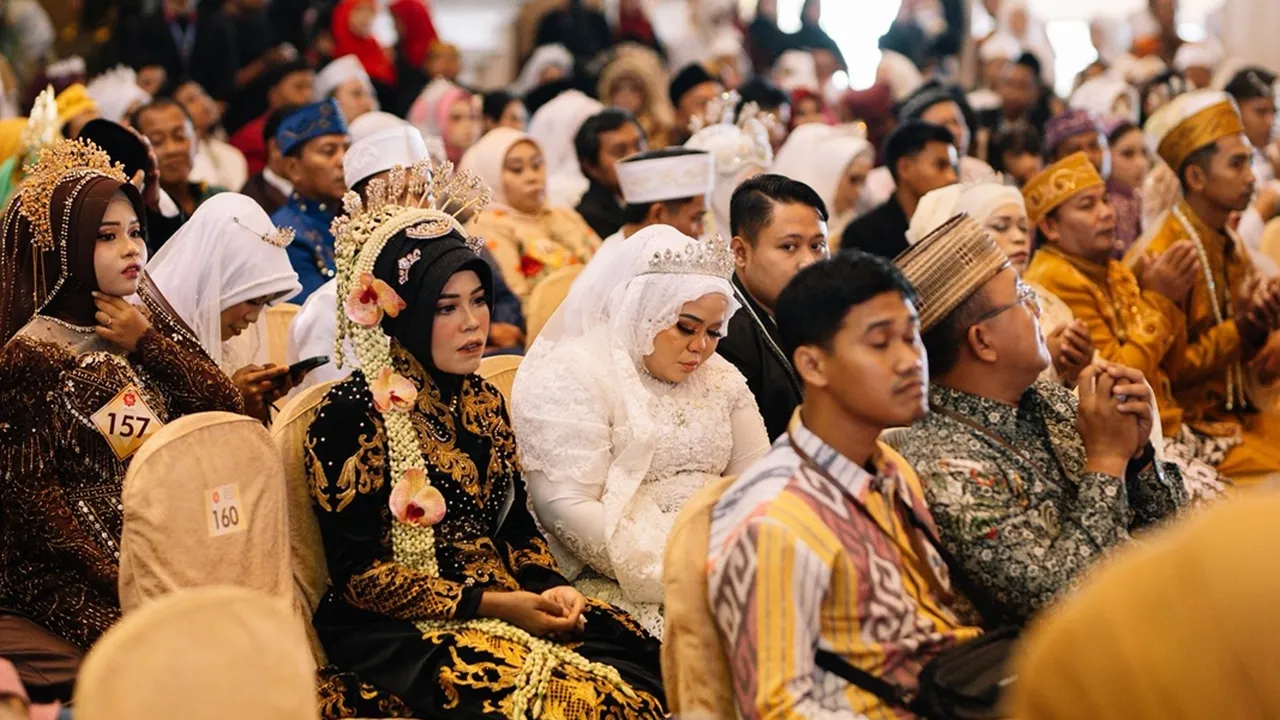 Nikah Massal Sukses Digelar di Surabaya, Telan Biaya Rp6,7 Miliar