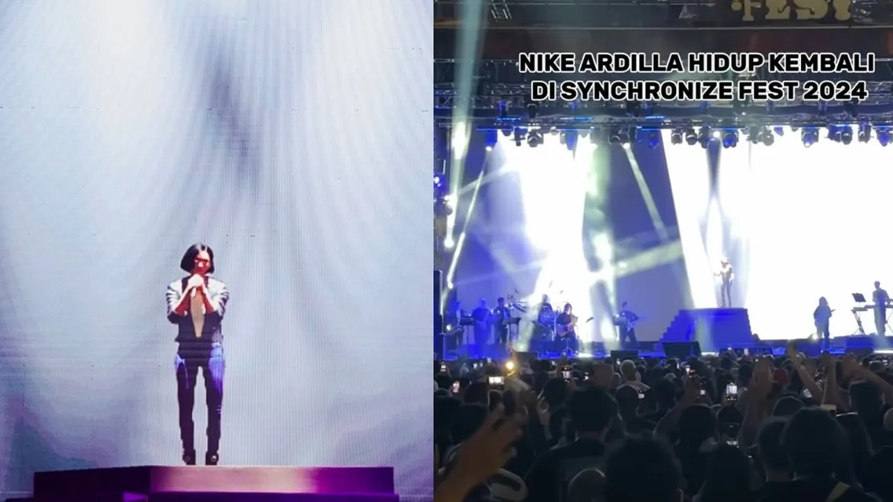 Nike Ardilla "Hadir" di Panggung Synchronize Fest 2024, Langsung Bikin Heboh Penonton