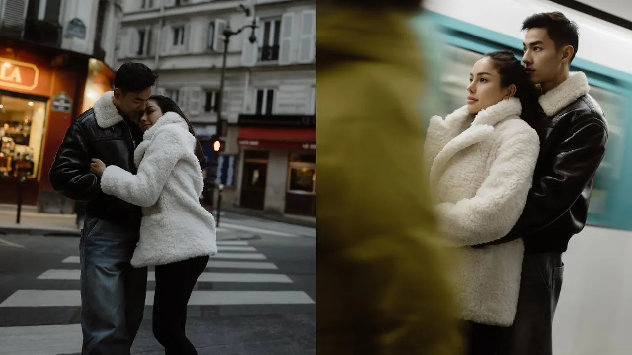 Nikita Mirzani dan Matthew Gilbert Tampil Mesra saat Liburan di Paris