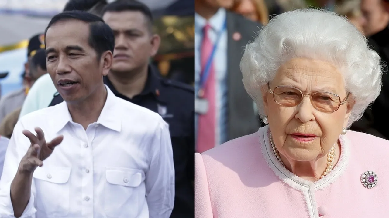 Pakai Stuntman, Yuk Adu Gaya Jokowi & Ratu Elizabeth II