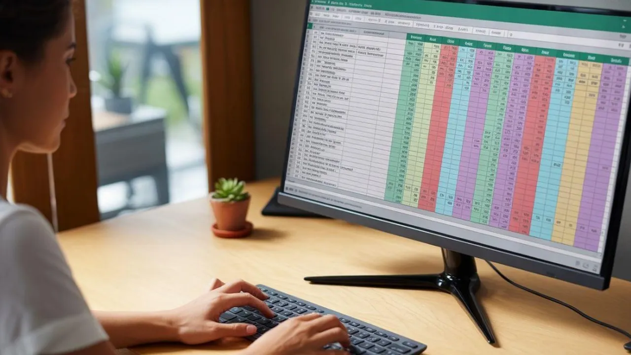 Panduan Lengkap cara membuat dropdown list berwarna di excel sesuai kategori