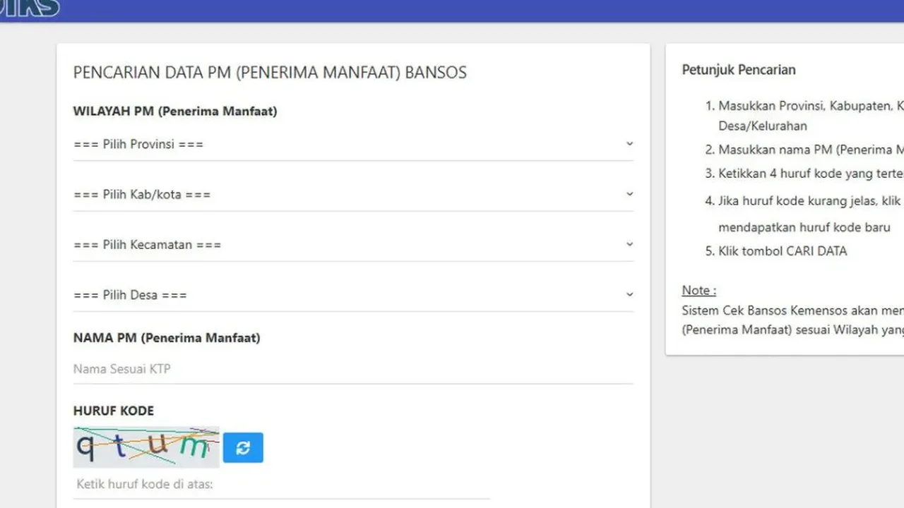 Panduan Lengkap Cek Bansos PKH BPNT Terbaru April 2025, Mudah dan Anti Ribet