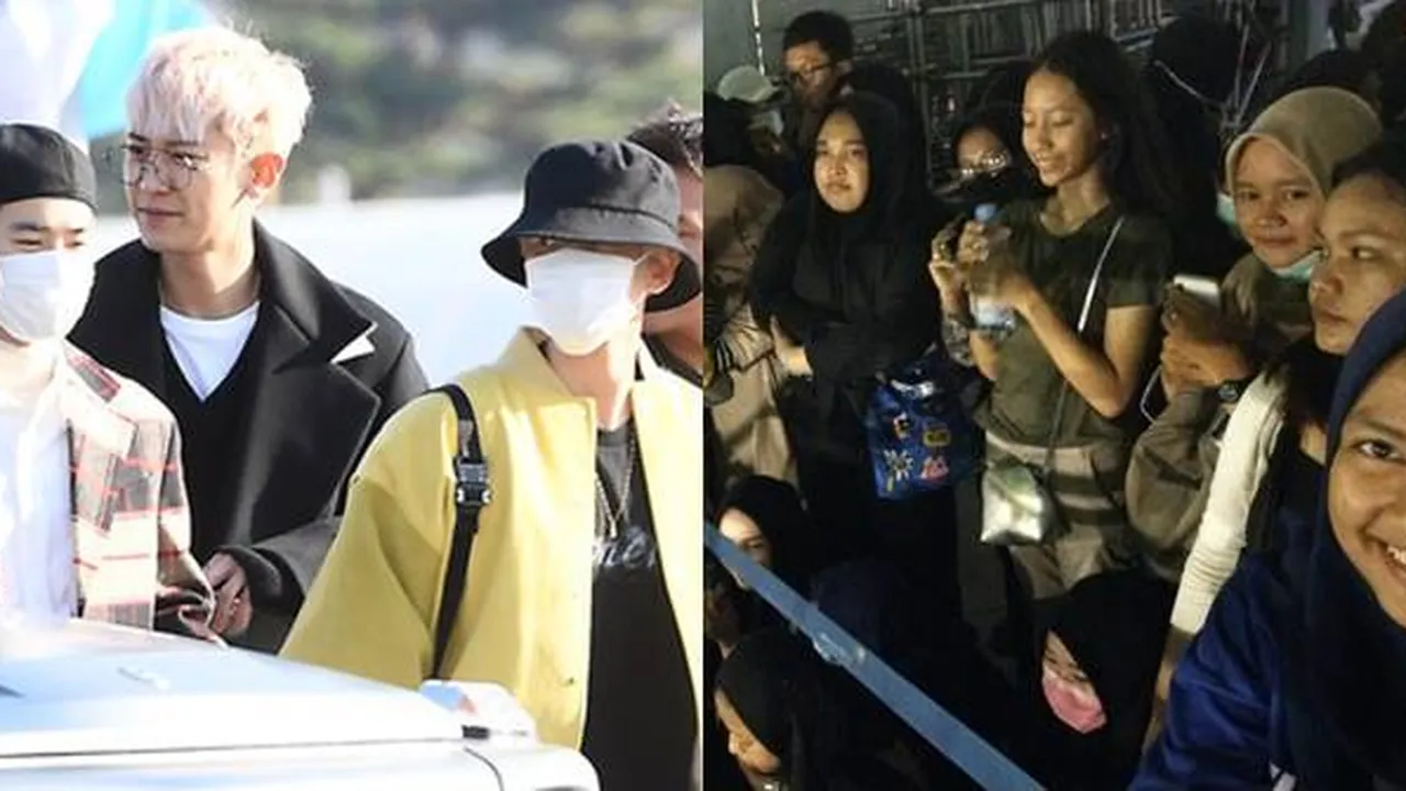Para EXO-L Rela Menunggu EXO di Bandara, Ada yang dari Kediri
