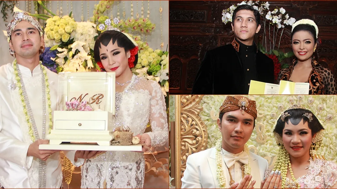 Parade Pernikahan Para Selebriti Sepanjang Oktober, Siapa Saja?
