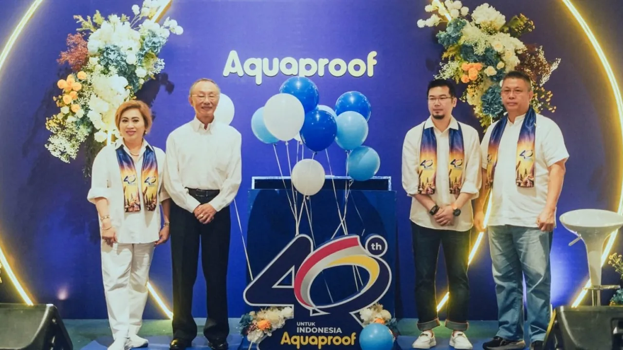 Pelopor Cat Pelapis Anti Bocor Rayakan 40 Tahun Kiprahnya di Indonesia
