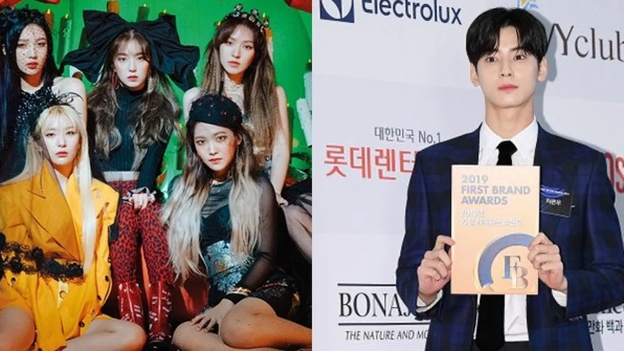 Pemenang 2019 Korea First Brand Awards, Red Velvet Sampai Cha Eun Woo
