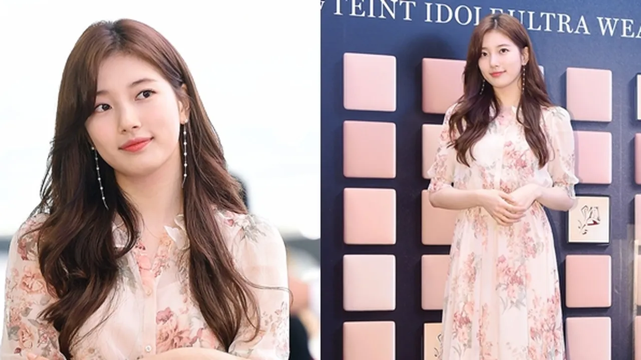 Penampilan Cantik Suzy Pakai Setelan Blazer & Celana Jutaan Rupiah
