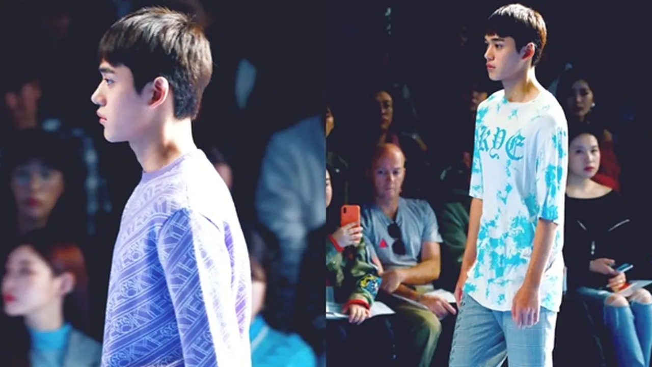 Penampilan Kece Lucas NCT Debut Jadi Model Catwalk di Seoul Fashion Week!