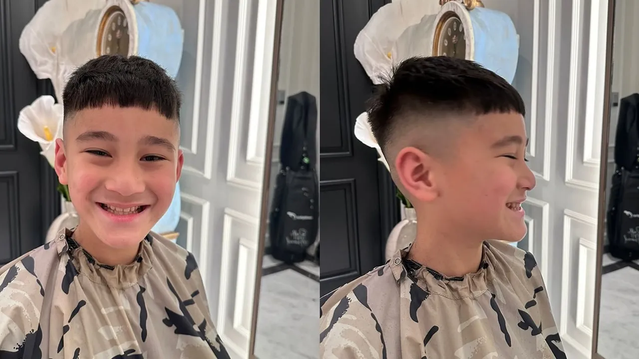 Penampilan Rafathar dengan Gaya Rambut Baru, Netizen Beri Pujian