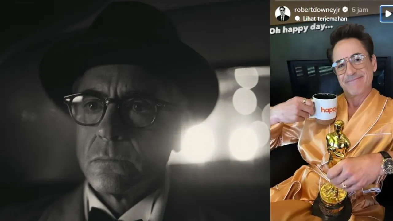 Penantian 31 Tahun Terpecahkan! Robert Downey Jr Meraih Gelar Pertamanya di Ajang Piala Oscar