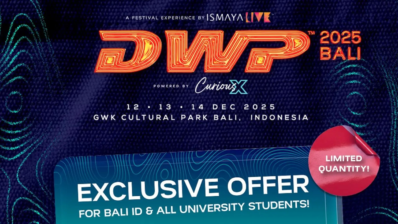 Penawaran Eksklusif DWP 2025 untuk Warga Bali dan Seluruh Mahasiswa