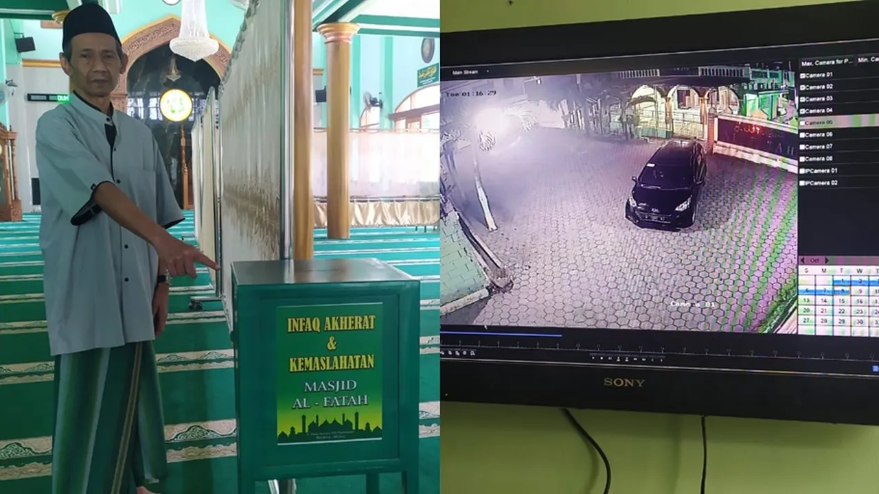 Pencurian Kotak Amal di Malang Terkuak Lewat CCTV, Pelaku Beraksi Naik Mobil