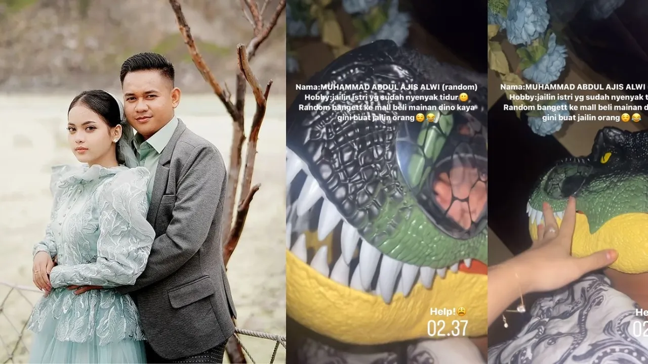 Pengantin Baru, Putri Isnari Kaget Tengah Malam Aziz Sang Suami Berubah Jadi Dinosaurus