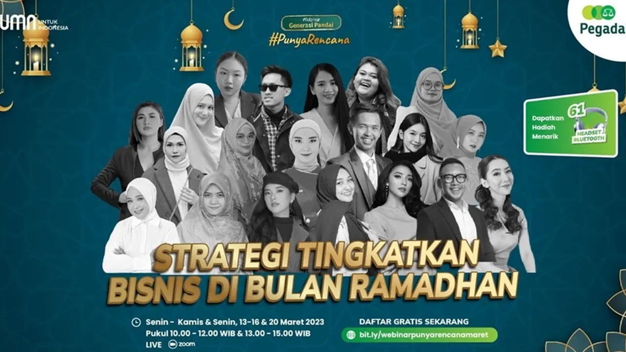 Pengin Sukses Berbisnis di Bulan Ramadan? Webinar Generasi Pandai Pegadaian Bagikan Strategi Jitunya!